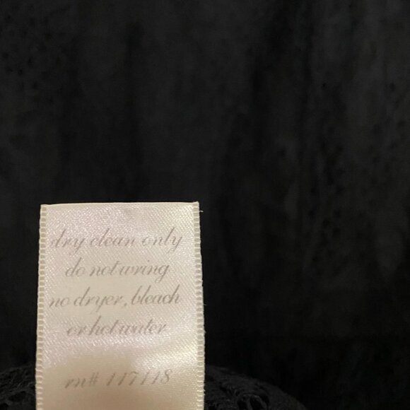 Miami Black Eyelash Edge Lace Sleeveless Fit & Flare Cocktail Mini Dress Small - Picture 7 of 10